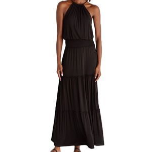 NWT Z SUPPLY “The Beverly Sleek” Black Maxi Dress Size Small